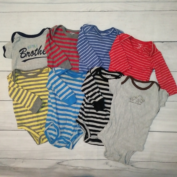 Carter's Other - Lot of 8 Carter's onesies size 3m